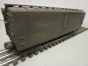 BORDENS GRADE A MILK BOXCAR, KIT-BUILT, O GAUGE