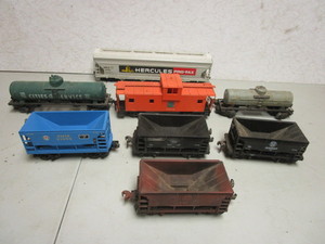 ATLAS, M.T.H. DULUTH MISSABE & IRON RANGE COAL CARS, HERCULES PRO FAX BOXCAR, MORE, O GAUGE