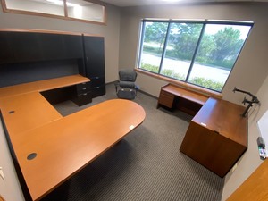 lot 9 image: LaCasse Group 8-Piece Office Furnishing Set