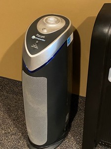 lot 27 image: Lot Of (2) Air Purifiers & (1) Electric Heater