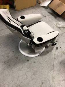 High End Gray Fabric Reclining Gaming Chair by Merax (good condition) review pictures