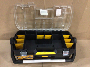 24 in. 2-in-1 Tote with Removable Small Parts Organizer by DEWALT Customer Returns See Pictures