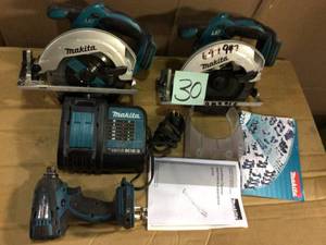 18-Volt LXT Lithium-Ion Cordless 6-12 in. Lightweight Circular Saw and General Purpose Blade (Tool-Only) by Makita Customer Returns See Pictures