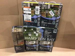 10 Lumens Solar Black LED Landscape Pathway Light Set (6-Pack) by Hampton Bay
