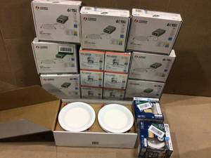 Contractor Select Wafer Series 6 in. 3000K4000K5000K Switchable White Integrated 1190 LM LED Canless Recessed Fixture by Lithonia Lighting Customer Returns See Pictures