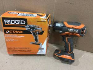 18-Volt OCTANE Cordless Brushless 12 in. Impact Wrench (Tool Only) with Belt Clip by RIDGID Customer Returns See Pictures