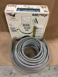 12 x 100 ft. Non-Metallic Liquidtight Conduit by AFC Cable Systems Customer Returns See Pictures
