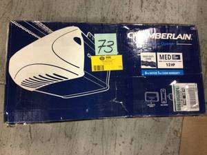 12 HP Heavy-Duty Chain Drive Garage Door Opener by Chamberlain Customer Returns See Pictures