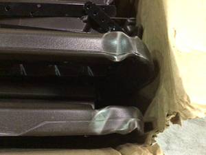 Java 134 Gal. Resin Wicker Deck Box by Suncast Customer Returns See Pictures
