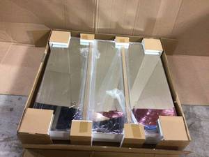 Glacier Bay 30-38 In. W X 30-316 In. Tri-view Bathroom Medicine Cabinet Customer Returns See Pictures
