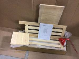 Mission Unfinished Indoor Plant Stand Customer Returns See Pictures