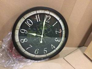 24 in. Compass Rose Wall Clock by FirsTime Customer Returns See Pictures