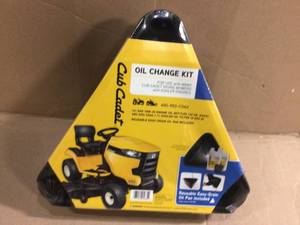 Oil Change Kit for Cub Cadet Riding Mower with Kohler Engines by Cub Cadet Customer Returns See Pictures
