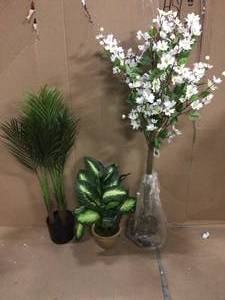 4 ft. Dogwood Tree Plus Greens planters Customer Returns See Pictures