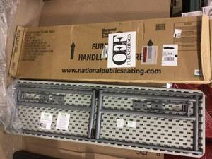 60 in. Grey Plastic Smooth Surface Folding Seminar Table by National Public Seating Customer Returns See Pictures