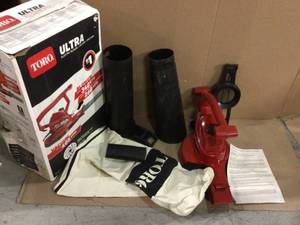 Ultra 260 MPH 340 CFM Electric 12 Amp BlowerVacuumMulcher by Toro Customer Returns See Pictures