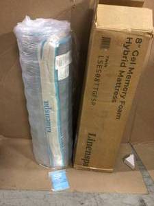 AlwaysCool 8in. Firm Hybrid Tight Top Twin Mattress by Linenspa Essentials Customer Returns See Pictures