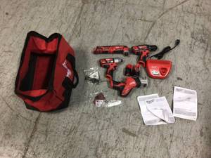 M12 12-Volt Lithium-Ion Cordless Combo Kit (3-Tool) with M12 Multi-Tool by Milwaukee Customer Returns See Pictures