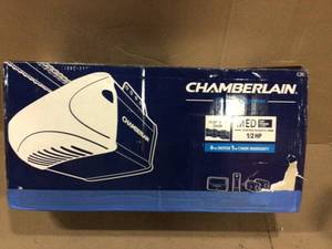 12 HP Heavy-Duty Chain Drive Garage Door Opener by Chamberlain Customer Returns See Pictures