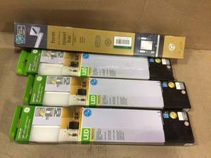 GE 18in. Direct Wire LED Under Cabinet Light Fixture, White&nbsp Customer Returns See Pictures