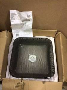 Glass Rectangular Bathroom Vessel Sink with Handmade in Clear Crystal Customer Returns See Pictures