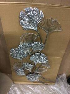 Ginkgo Flower Metal Wall Decor Customer Returns See Pictures