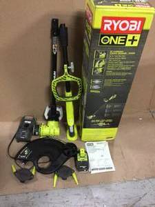 ONE 18V 13 in. Cordless Battery String TrimmerEdger with 4.0 Ah Battery and Charger by RYOBI Customer Returns See Pictures