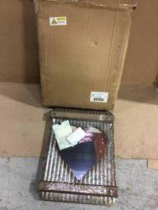 Medium Rectangle Gray Mirror (20 in. H x 15.402 in. W) Customer Returns See Pictures
