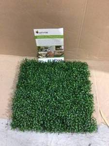 20 in. x 20 in. Boxwood Foliage IndoorOutdoor Panels (4-Pack) Customer Returns See Pictures