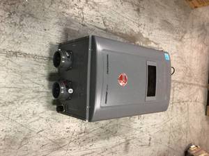 Prestige 9.9 GPM Natural Gas High Efficiency Combi Boiler with 199000 BTU by Rheem Customer Returns See Pictures