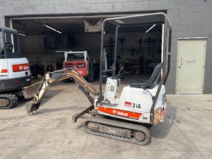 2003 Bobcat Model 316 Mini Tracked Excavator