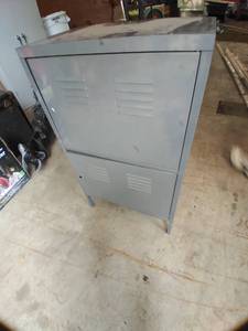 Metal 4 tier storage shelf Cabinet ...