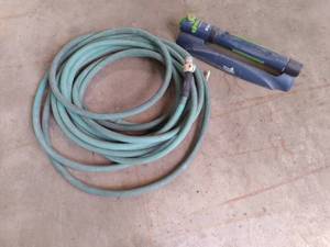 Heavy duty 25 water hose with spri...