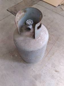 Vintage and Empty 30 gallon propane...