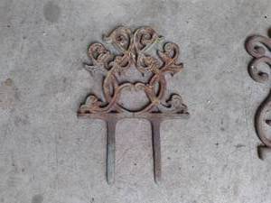 Vintage Cast Iron Outdoor, stick in...