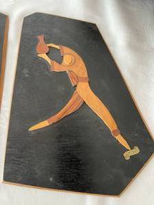 lot 85 image: Handmade Wood Wall Hangings Made in Israel