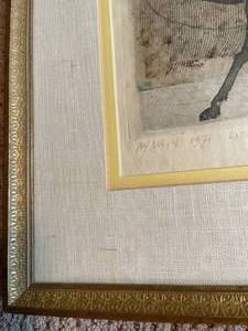 lot 96 image: Lions Gate Jerusalem Ayasin Framed Art