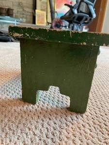 lot 103 image: Vintage Wooden Step Stool