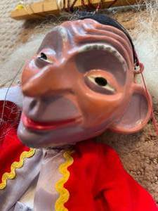 lot 116 image: Pelham Wizard Puppet From The 60s Made in England