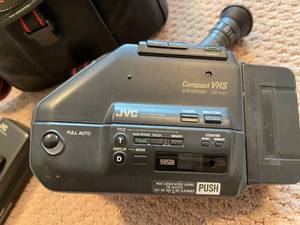 lot 123 image: JVC Compact VHS Recorder In Case