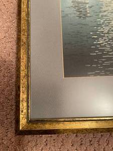 lot 140 image: Midnight Moon Framed Art