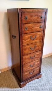 lot 3 image: Tall Wooden Dresser
