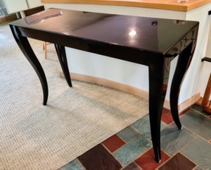 lot 14 image: Dark Bronze Lacquered Console Table