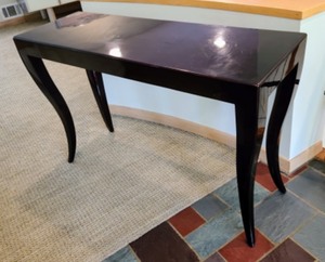 lot 15 image: Dark Bronze Lacquered Console Table