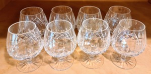 lot 21 image: Waterford Crystal Cognac Snifters