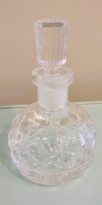lot 146 image: Crystal Perfume Bottles  and Limoges Atomizer