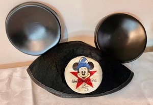 2 Mickey Mouse Hats and a Bank