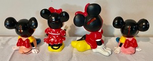 4 Minnie Plastic Banks