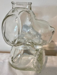 Mickey Mouse and Snoopy Clear Glass Banks