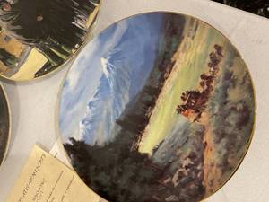 4 Burlington Northern and Santa Fe Railway Company Collectable Plates
